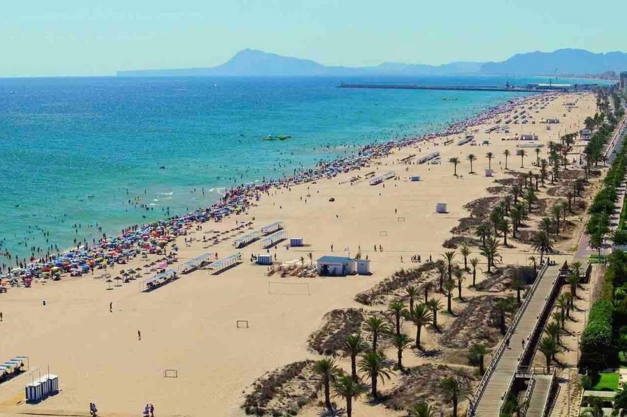 Apartamento Deluxe A 50M De Playa - Aire Wifi Гандія Екстер'єр фото